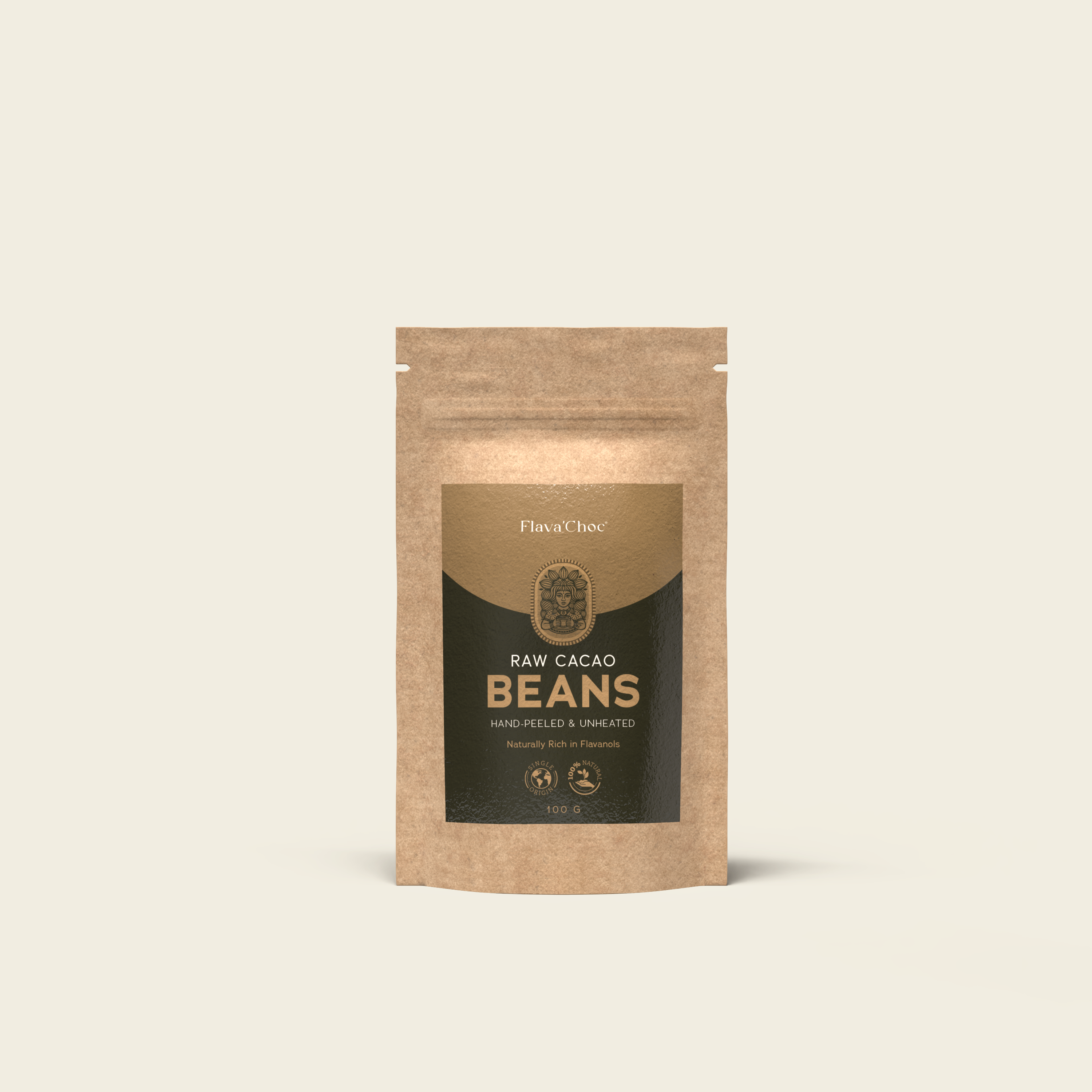 Raw Cacao Beans | Hand-Peeled & Naturally High in Flavanols