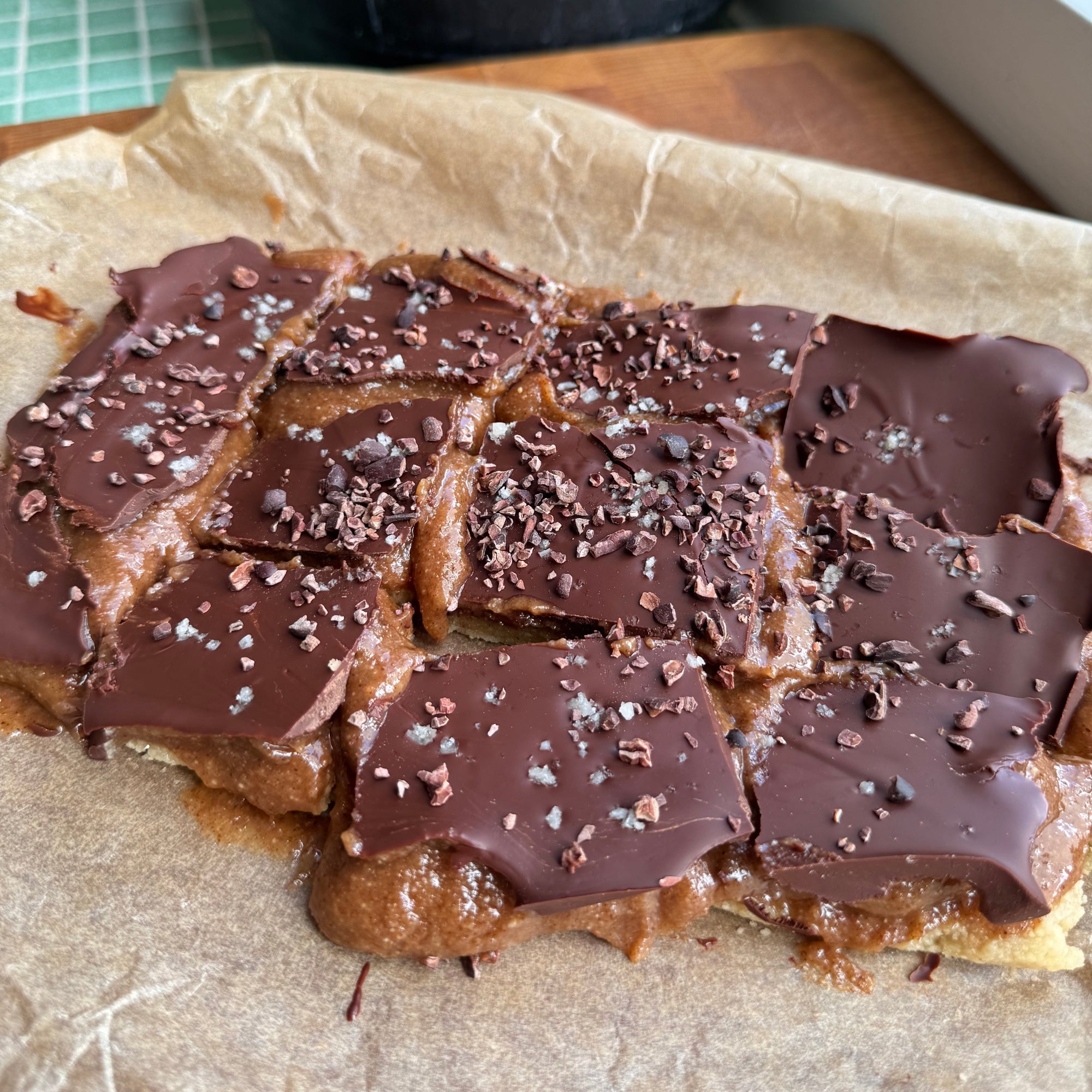 Raw Caramel Bars
