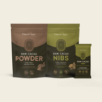 Full Raw Cacao Stack — High-Flavanol Cacao Bundle with 100% Bars, Nibs & Powder